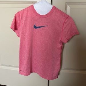 KIDS LARGE PINK NIKE DRI FIT SHIRT!! SUPER CUTE
